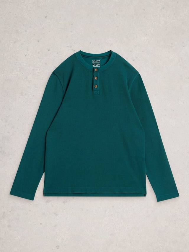 Верх пижамы Helston Cotton Henley White Stuff, Mid Green
Верх пижамы Helston Cotton Henley White Stuff, Mid Green