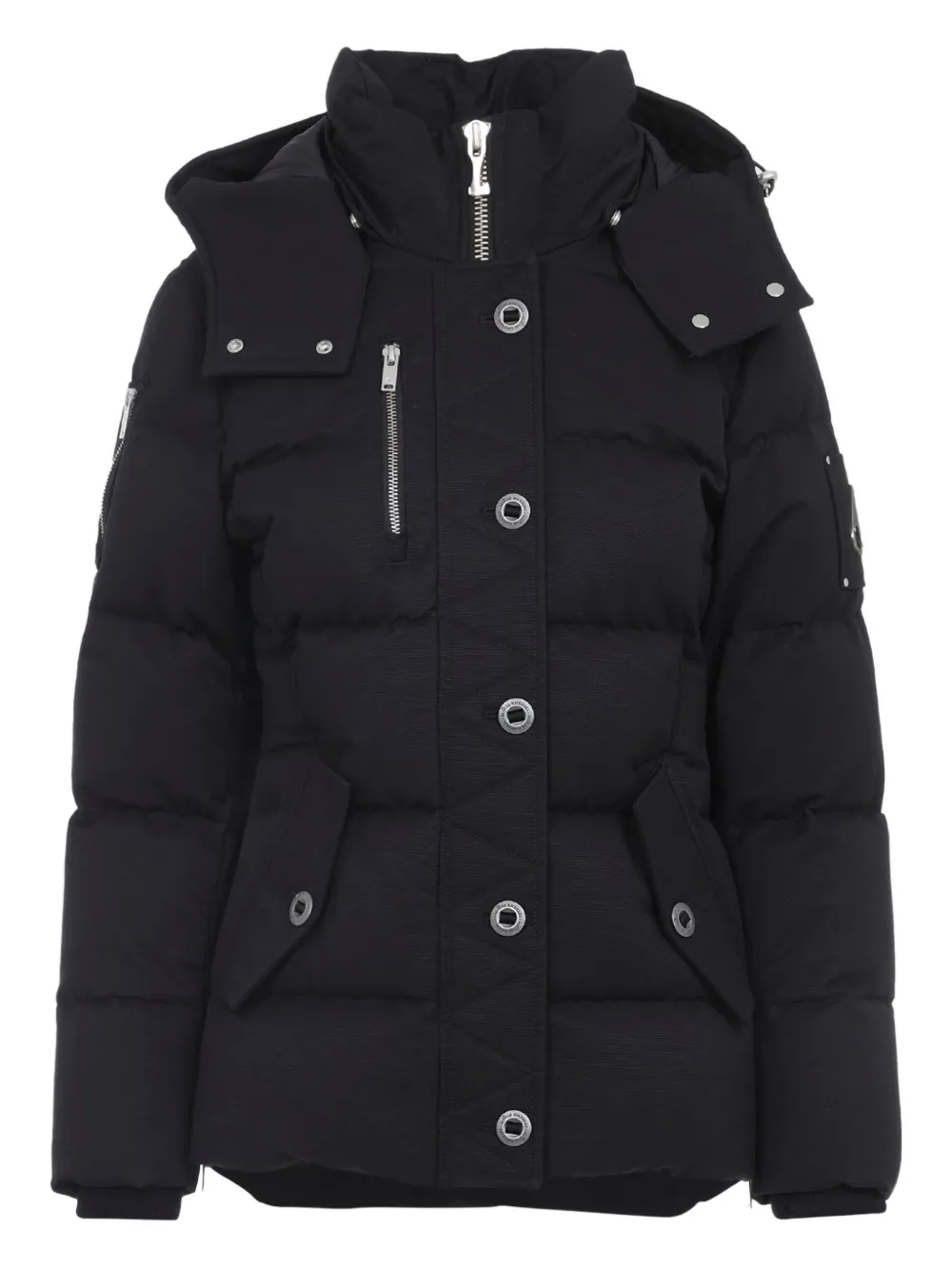 Стеганая куртка с капюшоном Moose Knuckles, черный
Стеганая куртка с капюшоном Moose Knuckles, черный