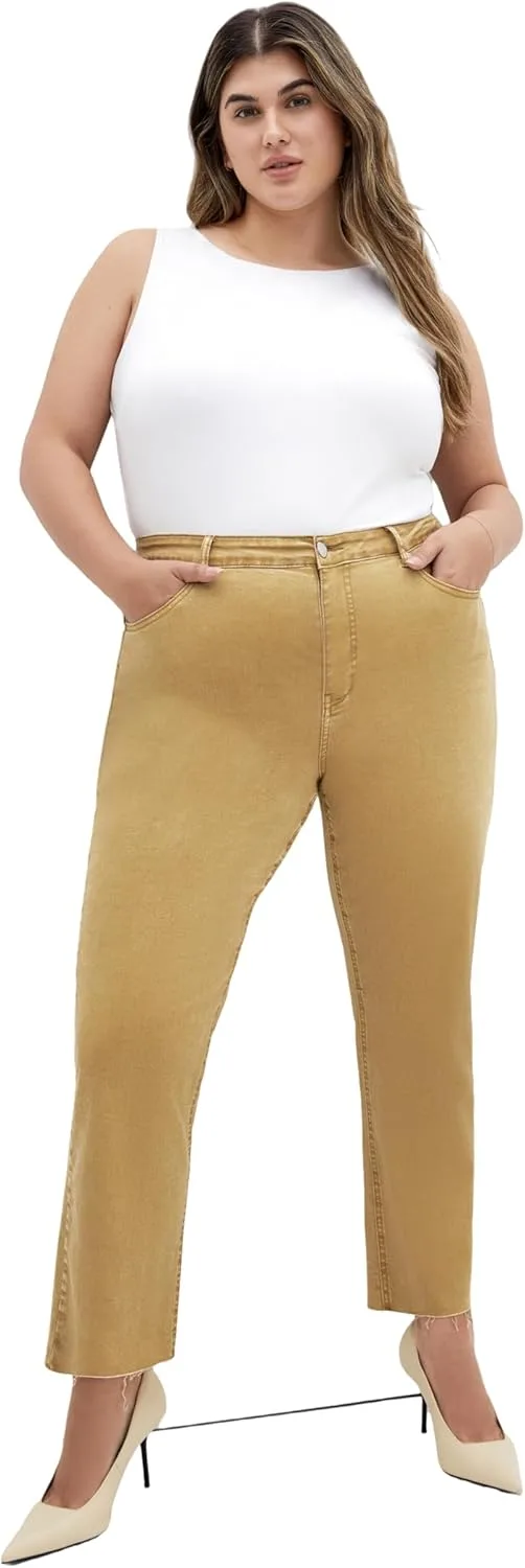 City Chic Women's Plus Size Jean - Harley Clover Row Straight
City Chic Women's Plus Size Jean - Harley Clover Row Straight
