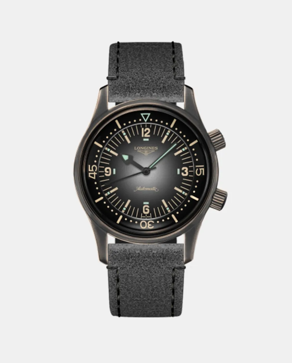 Часы Longines Legend Diver Watch L37742582 Автоматические мужские часы с кожаным ремешком, серый
Часы Longines Legend Diver Watch L37742582 Автоматические мужские часы с кожаным ремешком, серый