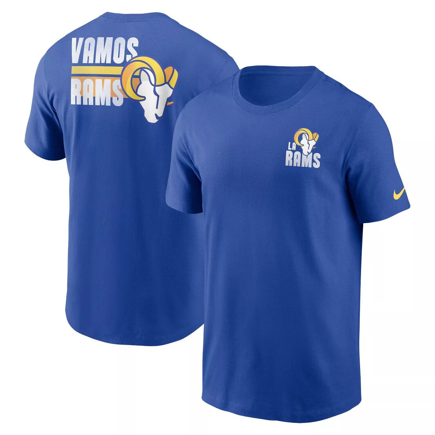 Мужская футболка Royal Los Angeles Rams Blitz Essential Nike
Мужская футболка Royal Los Angeles Rams Blitz Essential Nike