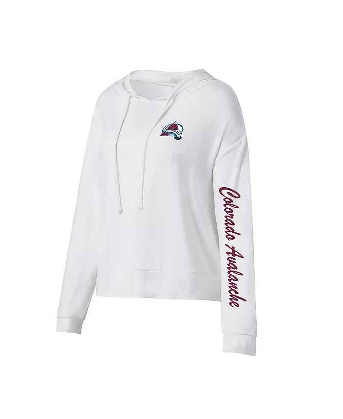 Женская кремовая футболка с капюшоном Colorado Avalanche Accord Hacci с длинным рукавом Concepts Sport
Женская кремовая футболка с капюшоном Colorado Avalanche Accord Hacci с длинным рукавом Concepts Sport
