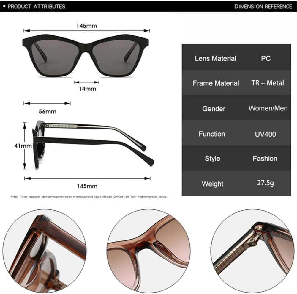 Солнцезащитные очки Polygon Cat Eye для женщин, ретро-градиентные, с защитой от УФ-излучения UV400; солнцезащитные очки для мужчин, двухцветные VFDHN, 12
Солнцезащитные очки Polygon Cat Eye для женщин, ретро-градиентные, с защитой от УФ-излучения UV400; солнцезащитные очки для мужчин, двухцветные VFDHN, 12