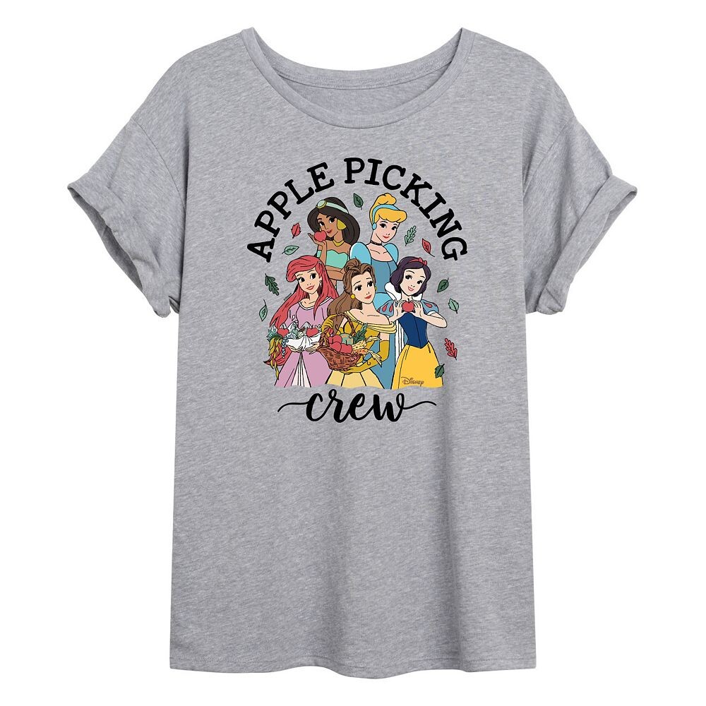 Детская футболка с рисунком Disney Princess Apple Picking Crew Licensed Character, серый
Детская футболка с рисунком Disney Princess Apple Picking Crew Licensed Character, серый