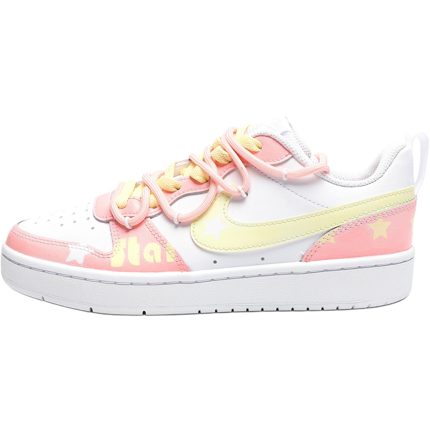 Детские кроссовки для скейтбординга Court Borough Low 2 Low Top для подростков Nike, розовый 
Детские кроссовки для скейтбординга Court Borough Low 2 Low Top для подростков Nike, розовый