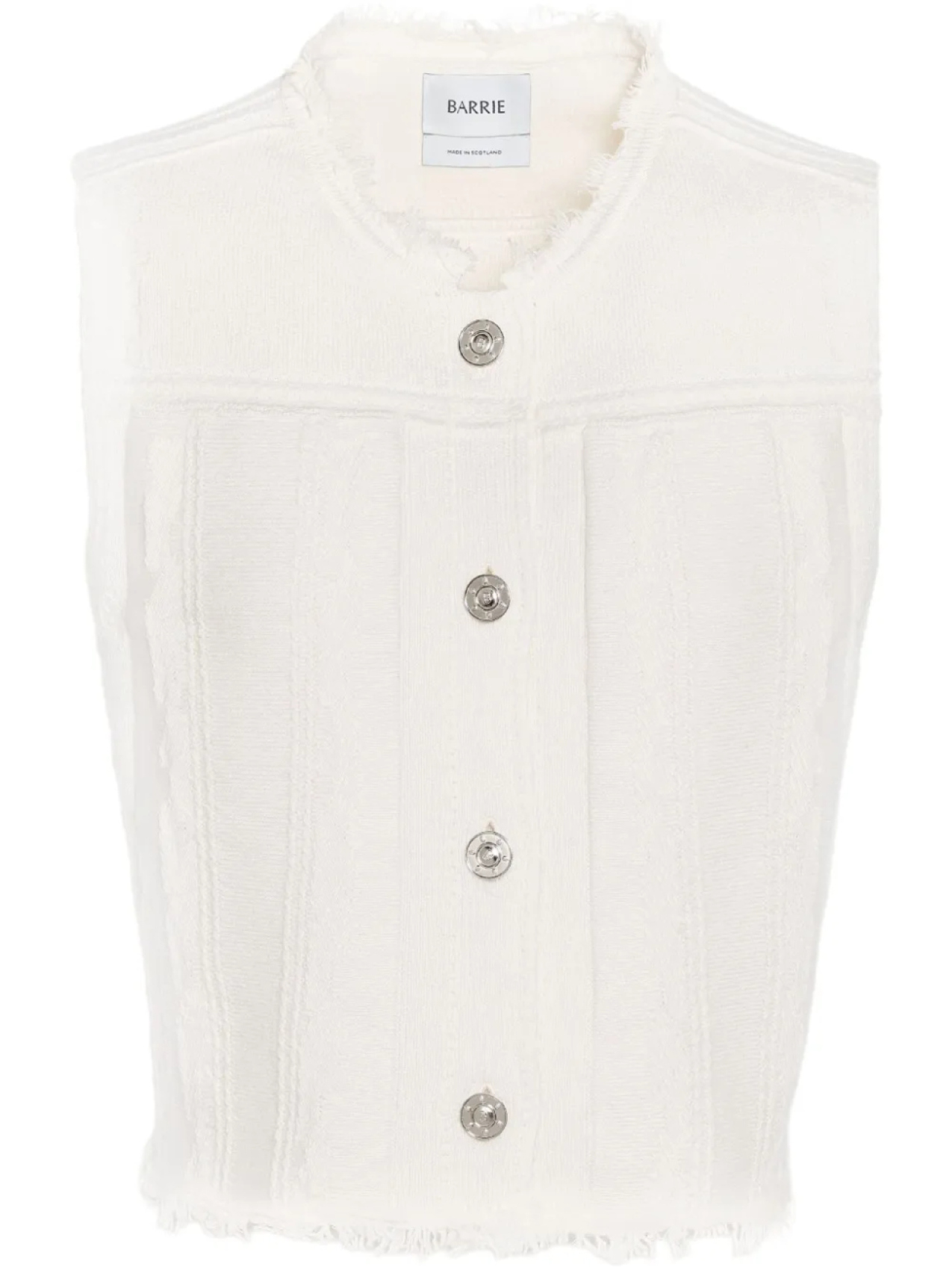 Жилет с необработанными краями Barrie, белый
Жилет с необработанными краями Barrie, белый