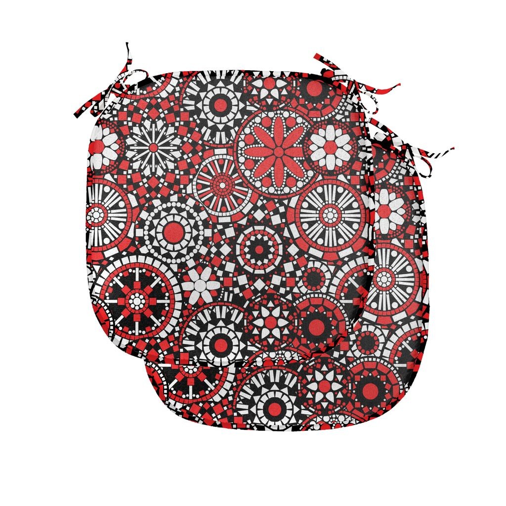 ABAKUHAUS Red Mandala Подушки для обеденного стула Цветочная мозаика Декоративная водонепроницаемая подушка с ремнями для кухонных сидений 40 см x 40 см Упаковка из 2 шт. Черный Белый Оранжевый
ABAKUHAUS Red Mandala Подушки для обеденного стула Цветочная мозаика Декоративная водонепроницаемая подушка с ремнями для кухонных сидений 40 см x 40 см Упаковка из 2 шт. Черный Белый Оранжевый