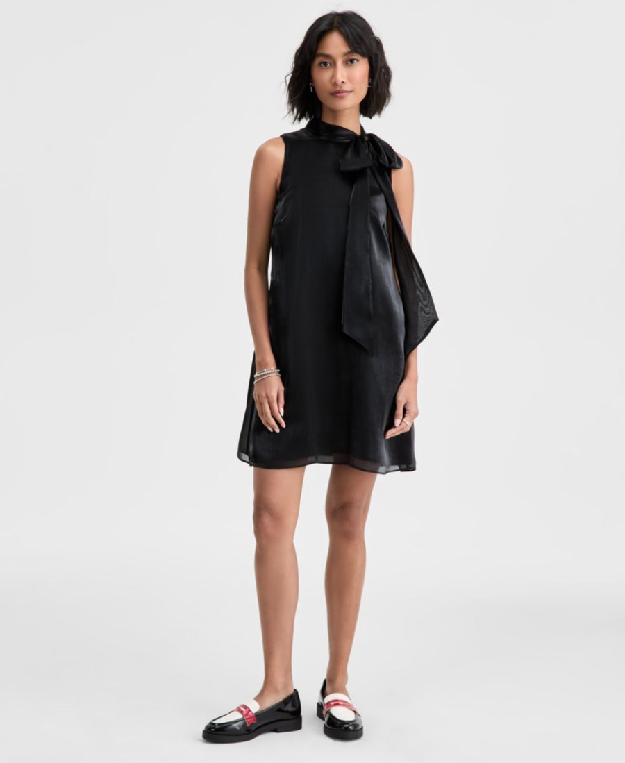 Женское однотонное платье-футляр с бантом On 34th, Deep Black
Женское однотонное платье-футляр с бантом On 34th, Deep Black