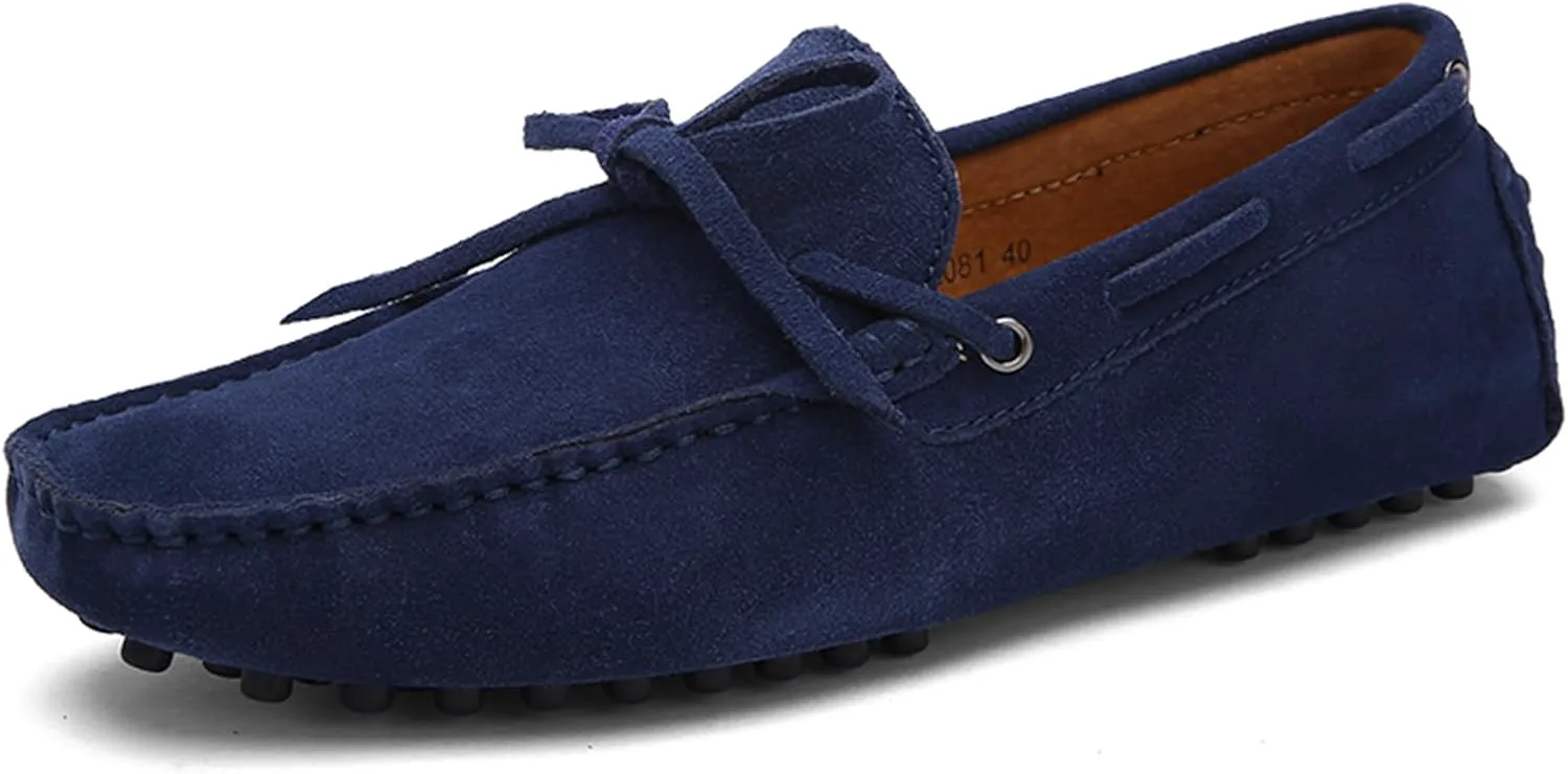 Мужские модные туфли-лоферы из замши ручной работы, повседневные, мягкие и удобные для вождения и ходьбы, больших размеров Abborora, темно-синий
Мужские модные туфли-лоферы из замши ручной работы, повседневные, мягкие и удобные для вождения и ходьбы, больших размеров Abborora, темно-синий