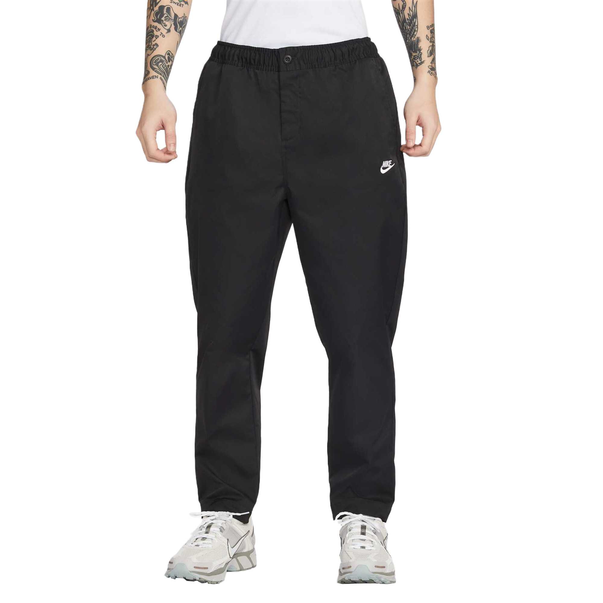 Nike Club Casual Pants Мужские Черные/Белые Умеренно Зауженные Брюки
Nike Club Casual Pants Мужские Черные/Белые Умеренно Зауженные Брюки