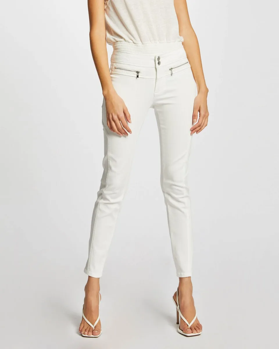 Женские джинсы скинни с низкой посадкой и молниями Morgan, экрю
Женские джинсы скинни с низкой посадкой и молниями Morgan, экрю