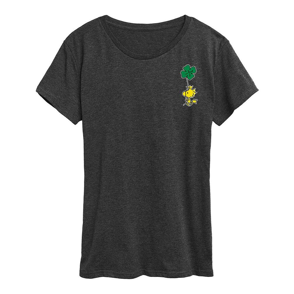 Женская футболка с рисунком Peanuts Woodstock Clover Licensed Character, цвет Heather Charcoal
Женская футболка с рисунком Peanuts Woodstock Clover Licensed Character, цвет Heather Charcoal
