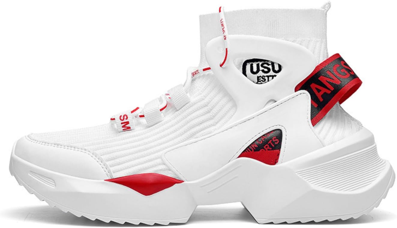 Мужские удобные легкие повседневные спортивные кроссовки без шнурков, для ходьбы, высокие, дышащие вязаные кроссовки Lexamen, белый
Мужские удобные легкие повседневные спортивные кроссовки без шнурков, для ходьбы, высокие, дышащие вязаные кроссовки Lexamen, белый