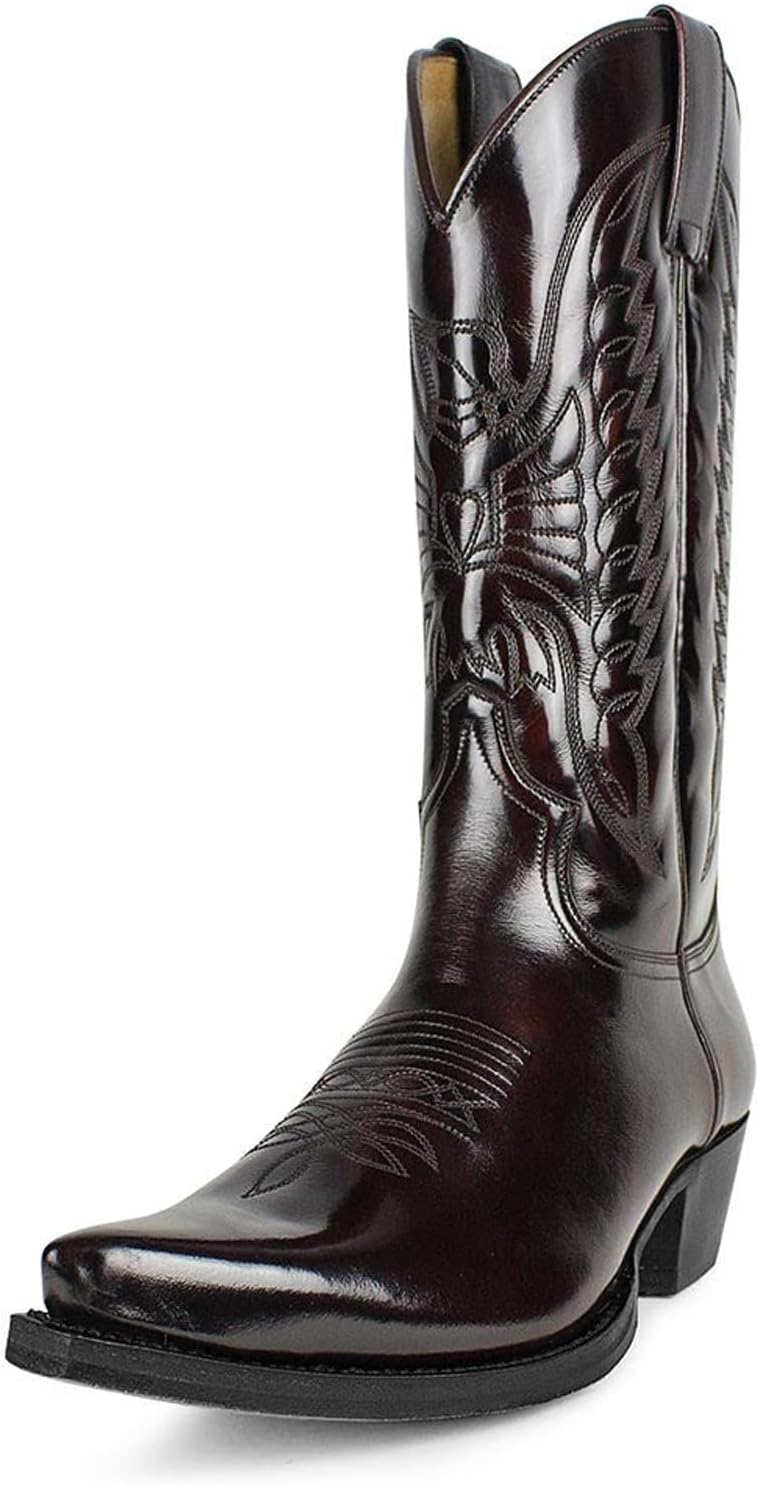 Мужские ковбойские сапоги Plusfish с заостренным носком, вестерн-сапоги, прочные классические с вышивкой, на подъем, противоскользящие, деревенский стиль, темно-коричневый
Мужские ковбойские сапоги Plusfish с заостренным носком, вестерн-сапоги, прочные классические с вышивкой, на подъем, противоскользящие, деревенский стиль, темно-коричневый