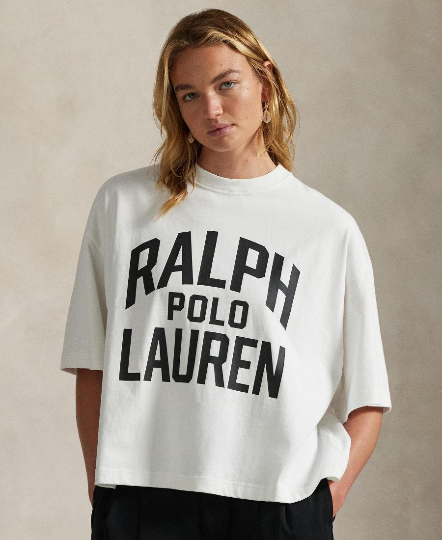Женская футболка оверсайз с логотипом Polo Ralph Lauren, White
Женская футболка оверсайз с логотипом Polo Ralph Lauren, White