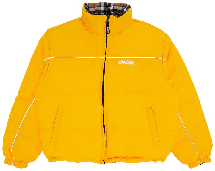 Куртка Supreme Reversible Puffer Jacket 'Yellow', желтый 
Куртка Supreme Reversible Puffer Jacket 'Yellow', желтый