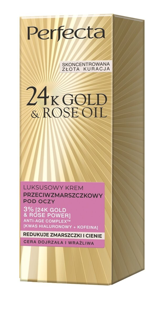 PERFECTA GOLD ROSE Роскошный крем для глаз против морщин 15мл Inna
PERFECTA GOLD ROSE Роскошный крем для глаз против морщин 15мл Inna