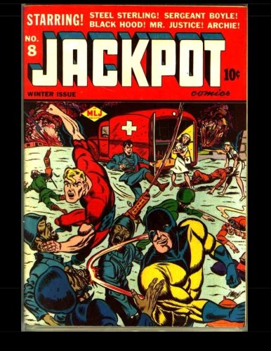 Jackpot Comics #8: Classic Golden Age Comic 1942 (CreateSpace Independent Publishing Platform)
Jackpot Comics #8: Classic Golden Age Comic 1942 (CreateSpace Independent Publishing Platform)
