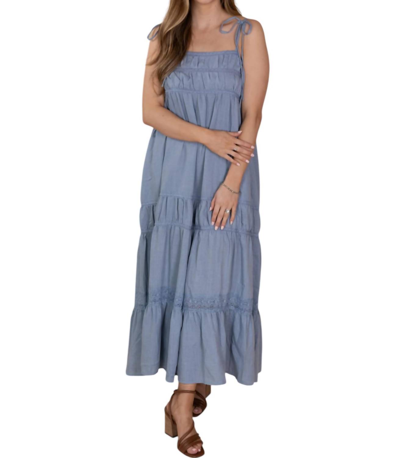 Платье-макси Haven синего цвета PROMESA
Платье-макси Haven синего цвета PROMESA