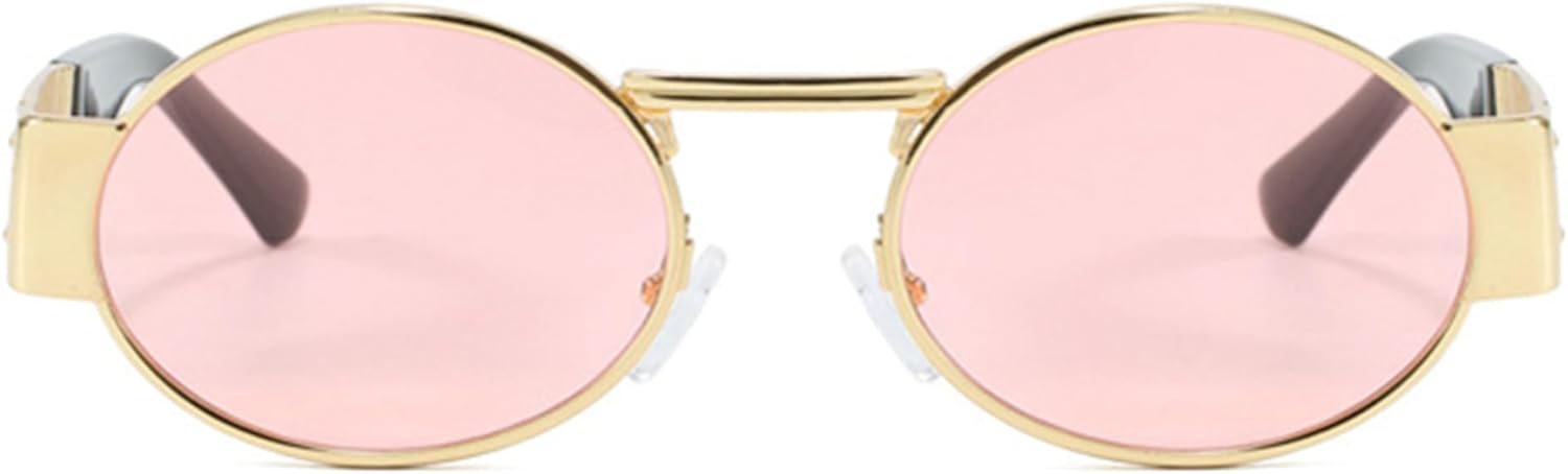 bullabulling Модные панк-солнцезащитные очки, маленькие овальные женские солнцезащитные очки, дизайнерские винтажные мужские солнцезащитные очки, солнцезащитные очки UV400, Pink
bullabulling Модные панк-солнцезащитные очки, маленькие овальные женские солнцезащитные очки, дизайнерские винтажные мужские солнцезащитные очки, солнцезащитные очки UV400, Pink