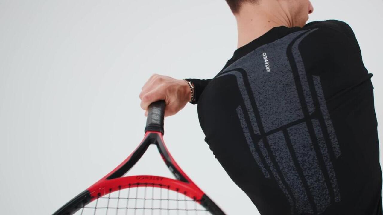 Мужская теннисная футболка с длинным рукавом Artengo
Мужская теннисная футболка с длинным рукавом Artengo