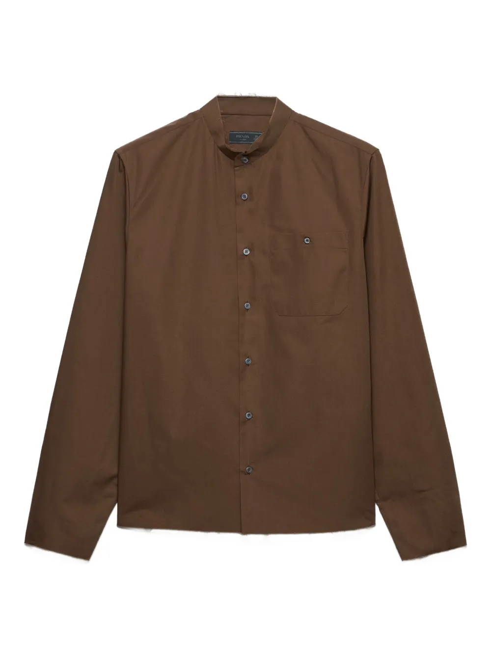 Рубашка с нагрудным карманом Prada, коричневый
Рубашка с нагрудным карманом Prada, коричневый