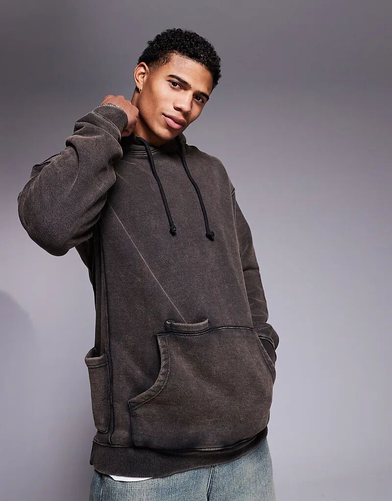 Толстовка с капюшоном и карманами бордового цвета Liquor N Poker
Толстовка с капюшоном и карманами бордового цвета Liquor N Poker