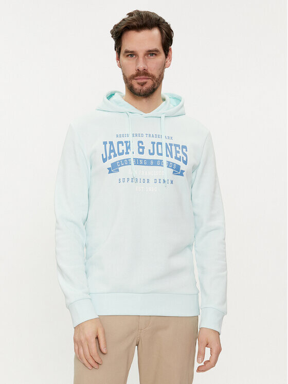 Толстовка стандартного кроя Jack&Jones, синий 
Толстовка стандартного кроя Jack&Jones, синий