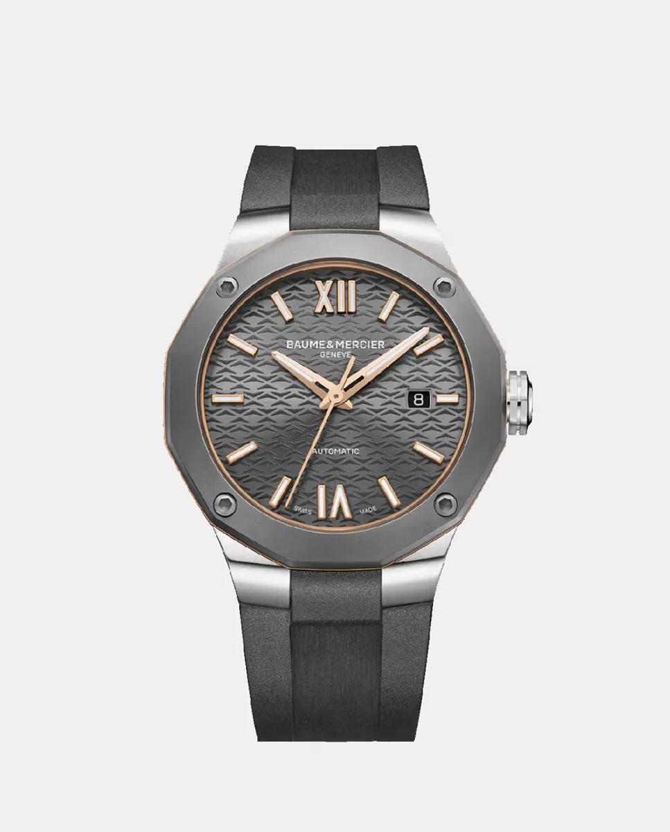 Riviera M0A10660 Автоматические мужские часы из черного каучука Baume & Mercier, черный
Riviera M0A10660 Автоматические мужские часы из черного каучука Baume & Mercier, черный