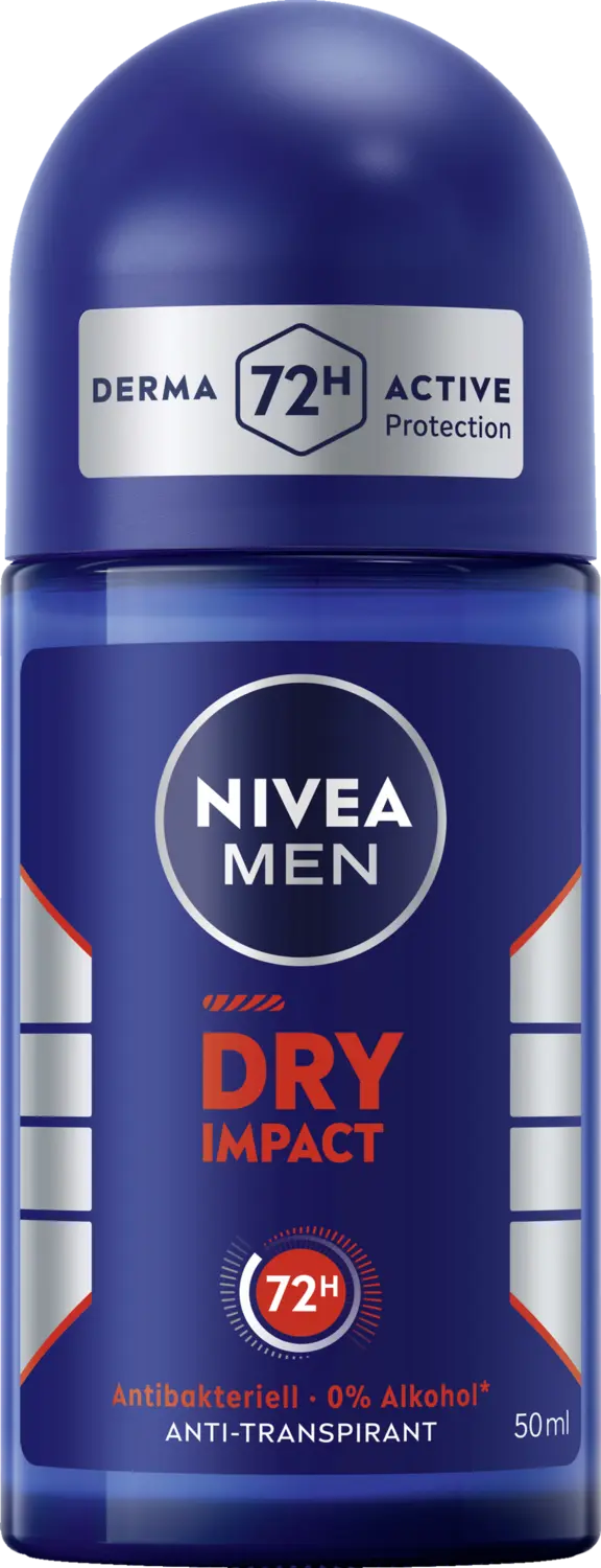 Дезодорант NIVEA MEN Dry Impact Anti-Transpirant Roll-On
Дезодорант NIVEA MEN Dry Impact Anti-Transpirant Roll-On