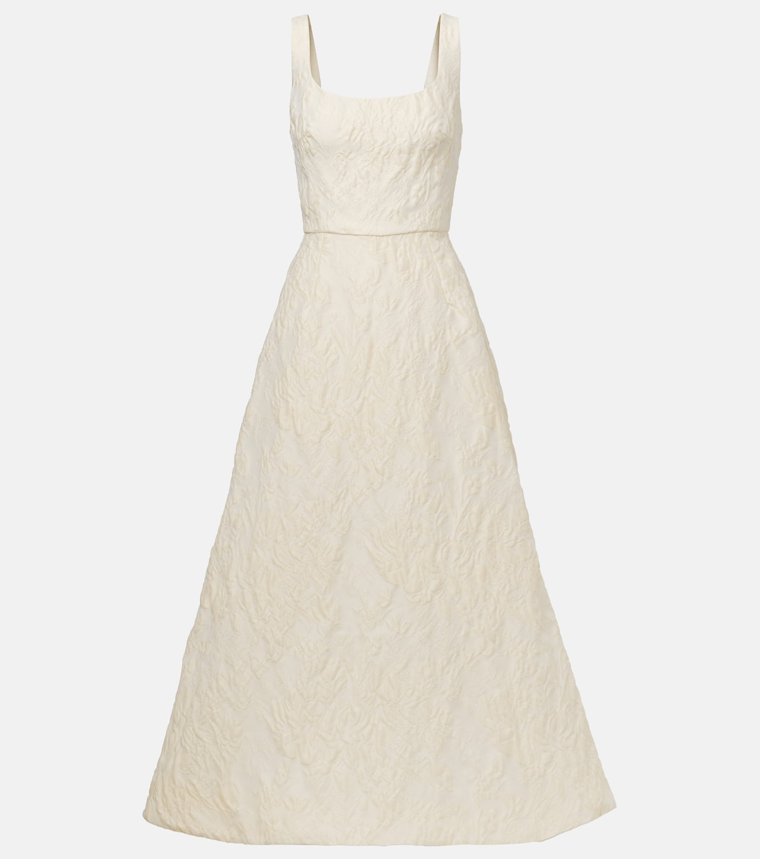 Платье из цветочного жаккарда Monique Lhuillier, слоновая кость
Платье из цветочного жаккарда Monique Lhuillier, слоновая кость