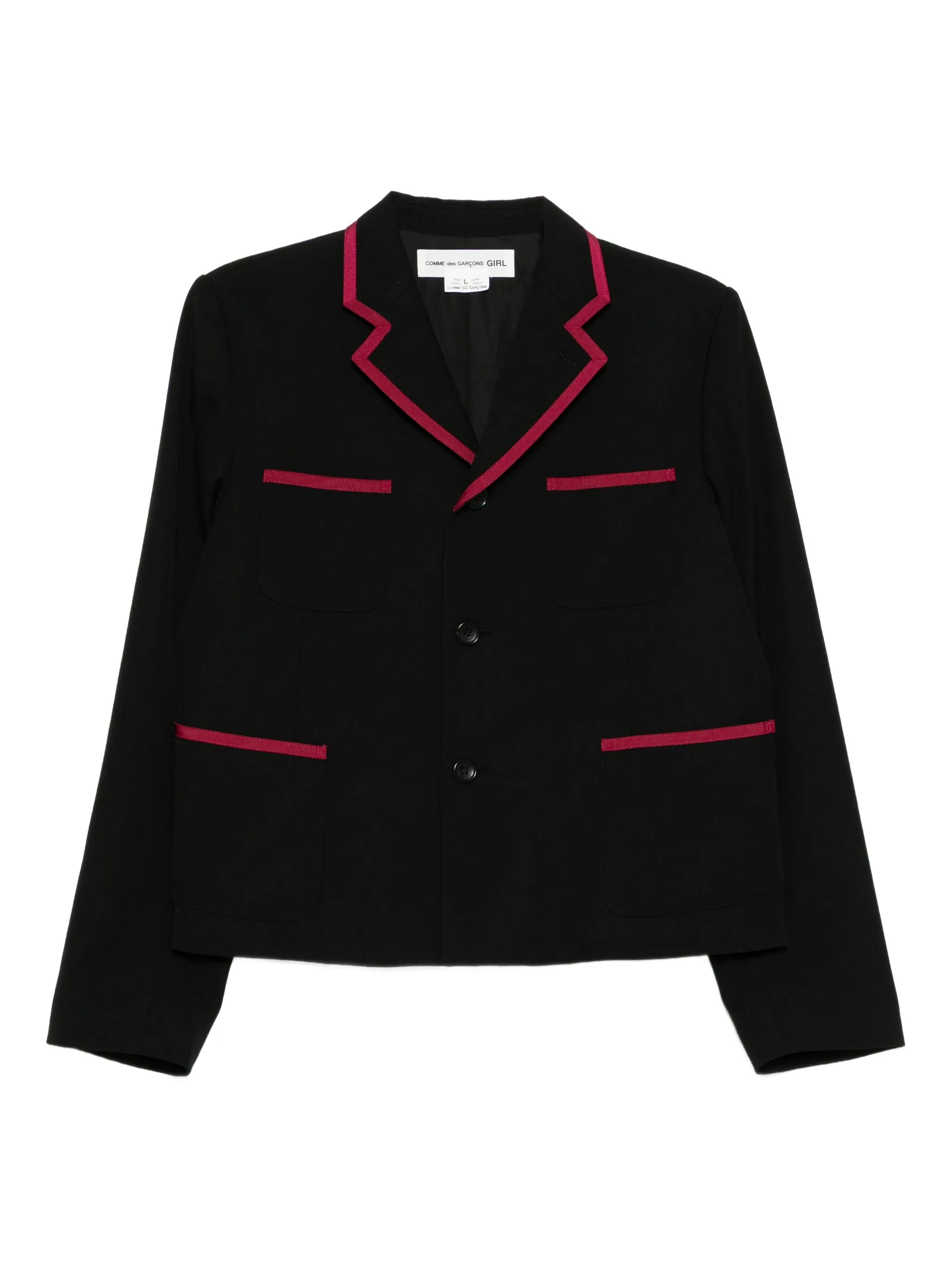 Шерстяной блейзер Comme Des Garçons Girl, черный
Шерстяной блейзер Comme Des Garçons Girl, черный