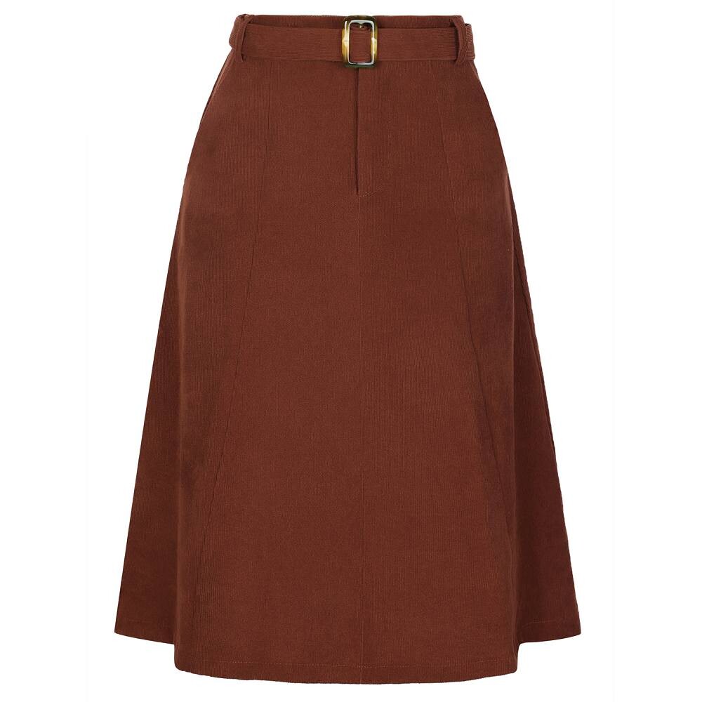 Женская вельветовая юбка миди с завышенной талией, эластичной спинкой и поясом, с карманами ALLEGRA K, коричневый
Женская вельветовая юбка миди с завышенной талией, эластичной спинкой и поясом, с карманами ALLEGRA K, коричневый