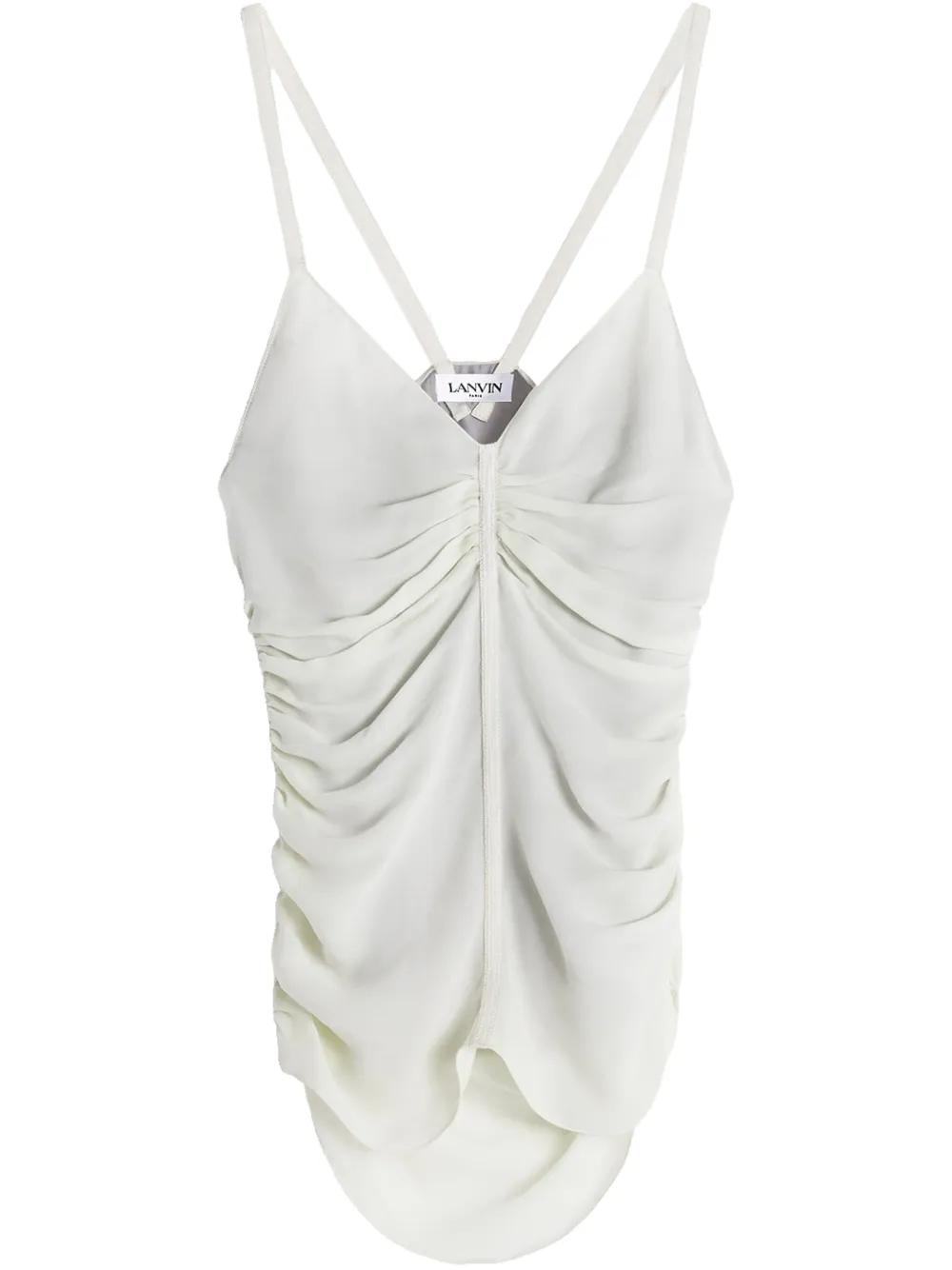 Шелковый топ Lanvin, белый
Шелковый топ Lanvin, белый