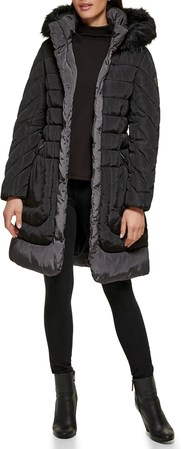 GUESS женская куртка-пуховик Guess средней толщины, Belted Black
GUESS женская куртка-пуховик Guess средней толщины, Belted Black