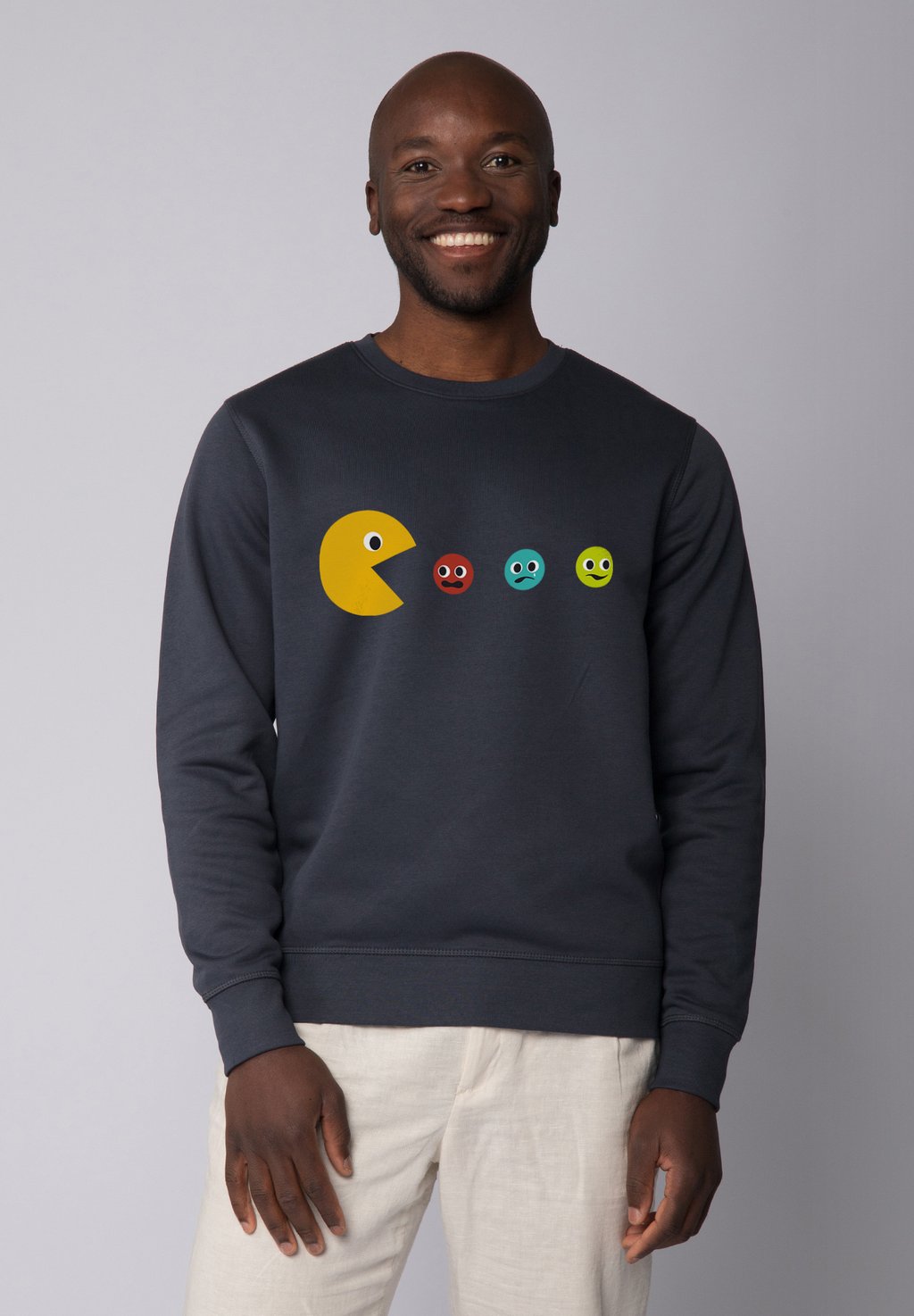 Толстовка PACMÄNNCHEN watapparel, антрацит
Толстовка PACMÄNNCHEN watapparel, антрацит