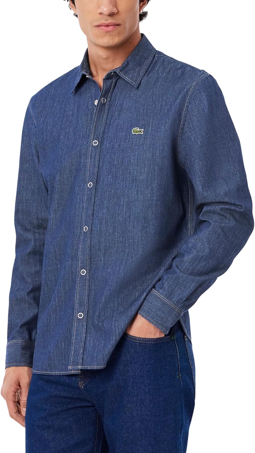 Lacoste мужская рубашка из денима Regular Fit, Washed Deep Medium
Lacoste мужская рубашка из денима Regular Fit, Washed Deep Medium