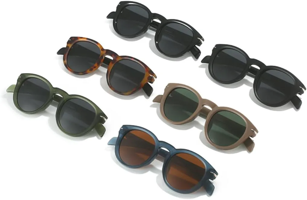 Мужские солнцезащитные очки круглой формы в винтажном стиле с защитой от УФ-излучения UV400; женские солнцезащитные очки в тренде с заклепками UUPTTPL, Leopard Grey
Мужские солнцезащитные очки круглой формы в винтажном стиле с защитой от УФ-излучения UV400; женские солнцезащитные очки в тренде с заклепками UUPTTPL, Leopard Grey