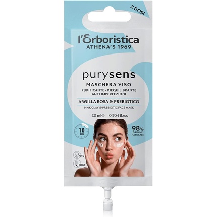 Маска для лица Purysens с розовой глиной и пребиотиками, 20 мл L'Erboristica
Маска для лица Purysens с розовой глиной и пребиотиками, 20 мл L'Erboristica