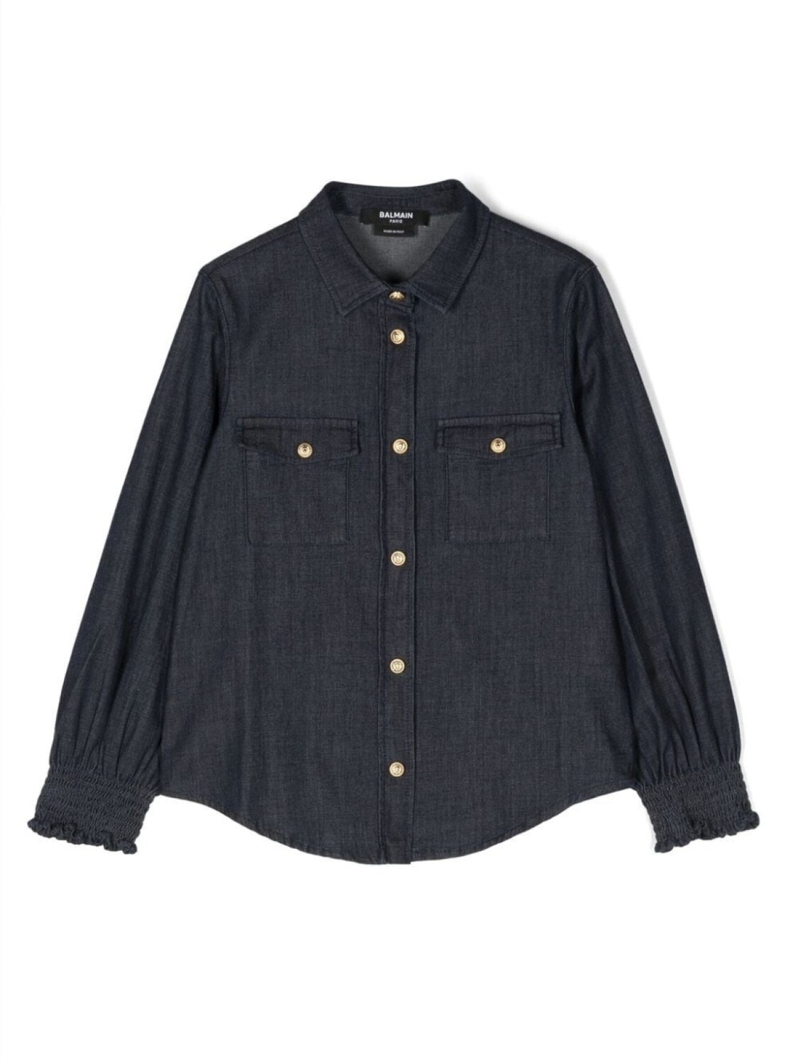 Balmain Kids рубашка на пуговицах, синий
Balmain Kids рубашка на пуговицах, синий