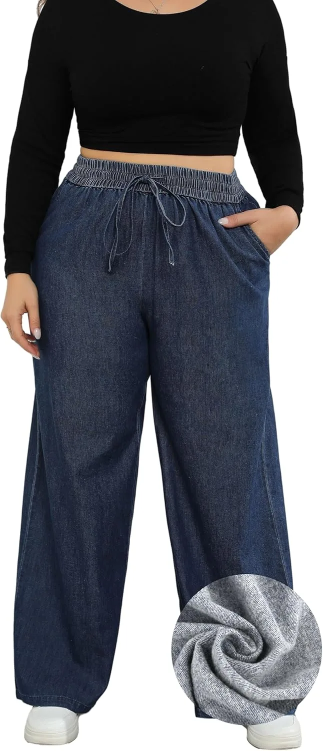 Джинсы Love Welove для женщин, Wide Leg, High Waisted, эластичный пояс, Plus Size Love Welove Fashion
Джинсы Love Welove для женщин, Wide Leg, High Waisted, эластичный пояс, Plus Size Love Welove Fashion