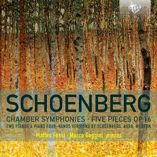 CD диск Schoenberg / Fossi / Gaggini: Arnold Schoenberg: Chamber Symphonies & Five Pieces Op16
CD диск Schoenberg / Fossi / Gaggini: Arnold Schoenberg: Chamber Symphonies & Five Pieces Op16