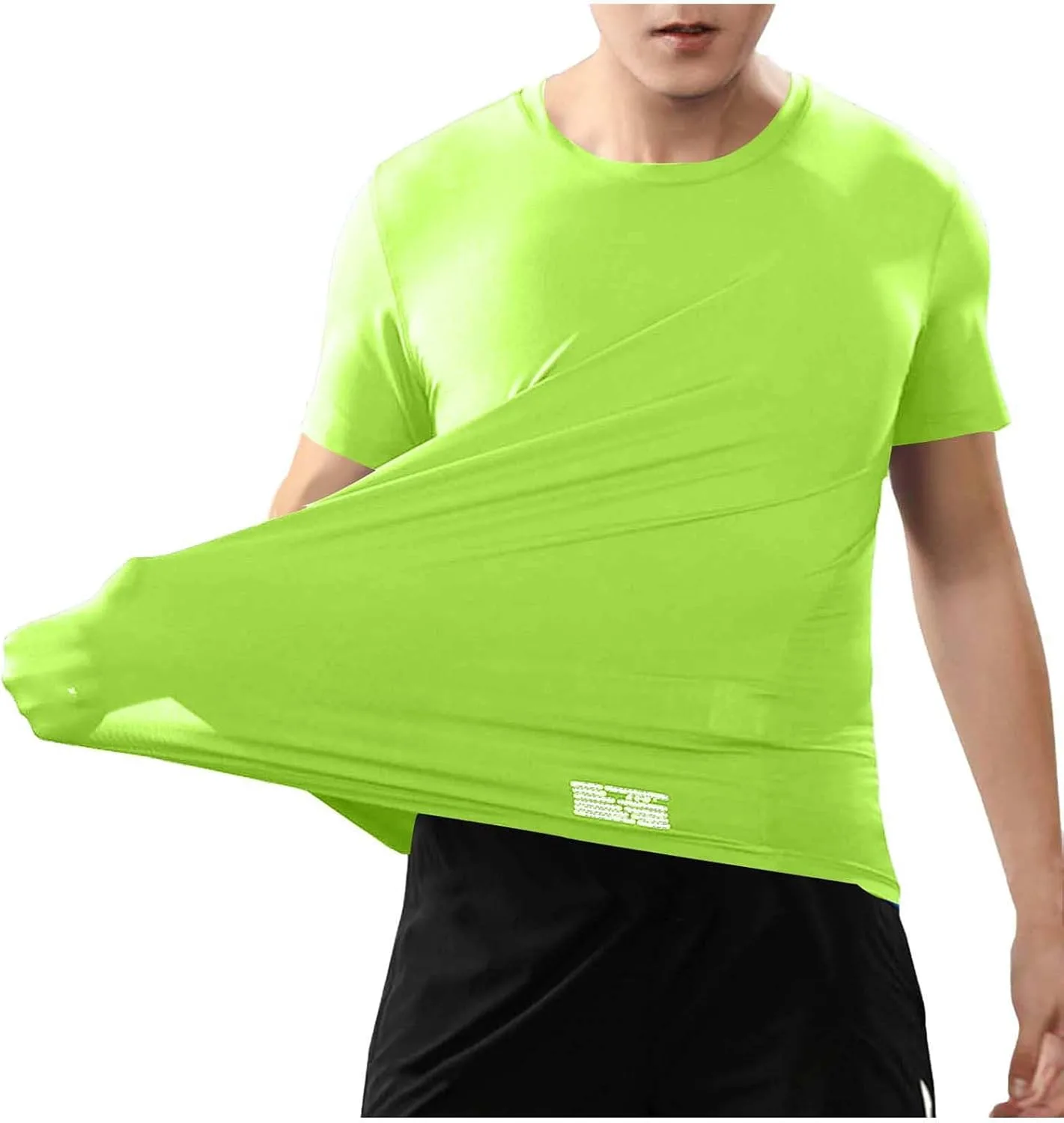 Мужская футболка для тренировок с коротким рукавом, Stretchy Quick Dry
Мужская футболка для тренировок с коротким рукавом, Stretchy Quick Dry