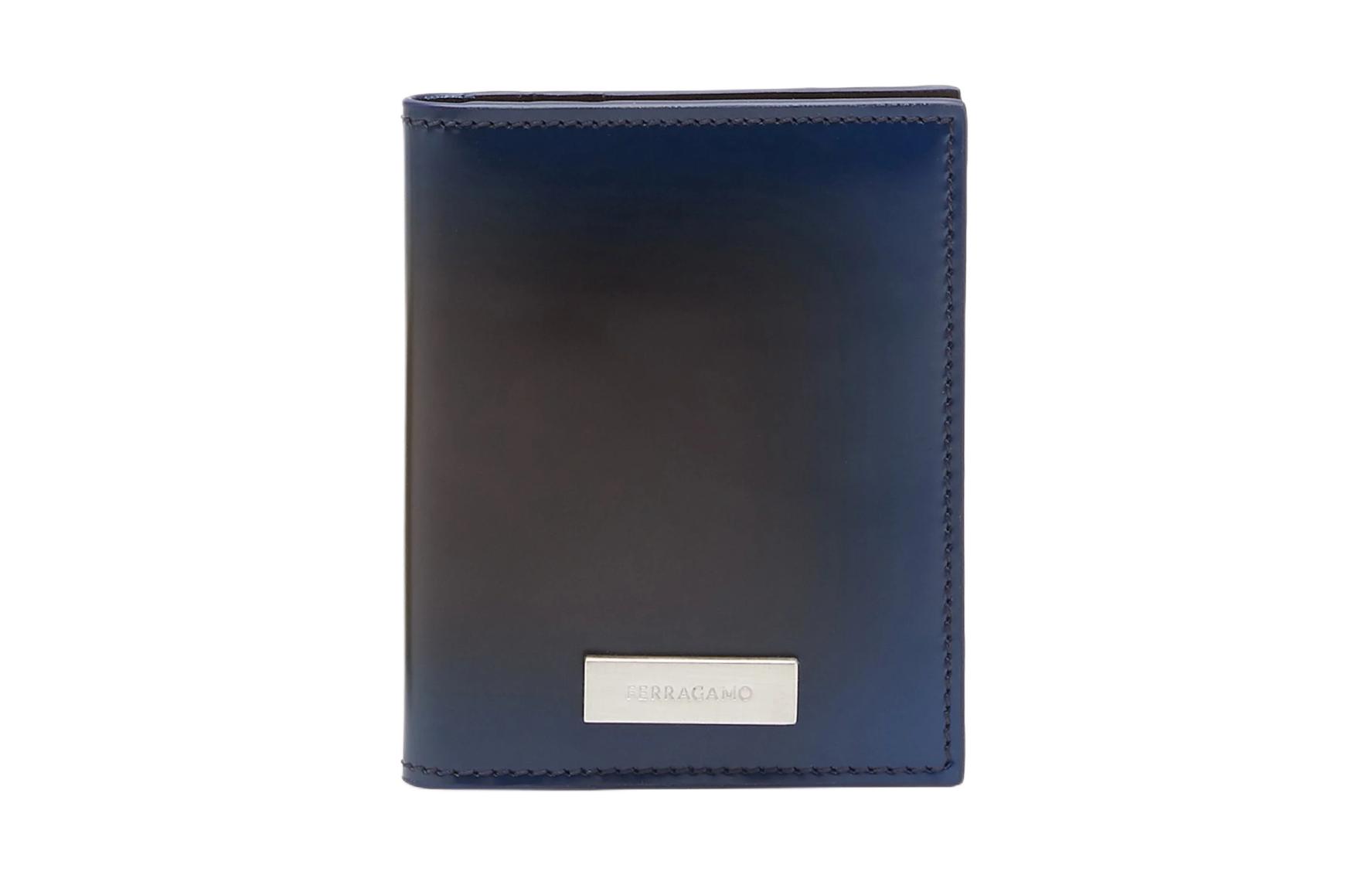 Ferragamo Держатель для карт из матовой телячьей кожи, мужской, кофейно-коричневый и кобальтово-синий
Ferragamo Держатель для карт из матовой телячьей кожи, мужской, кофейно-коричневый и кобальтово-синий