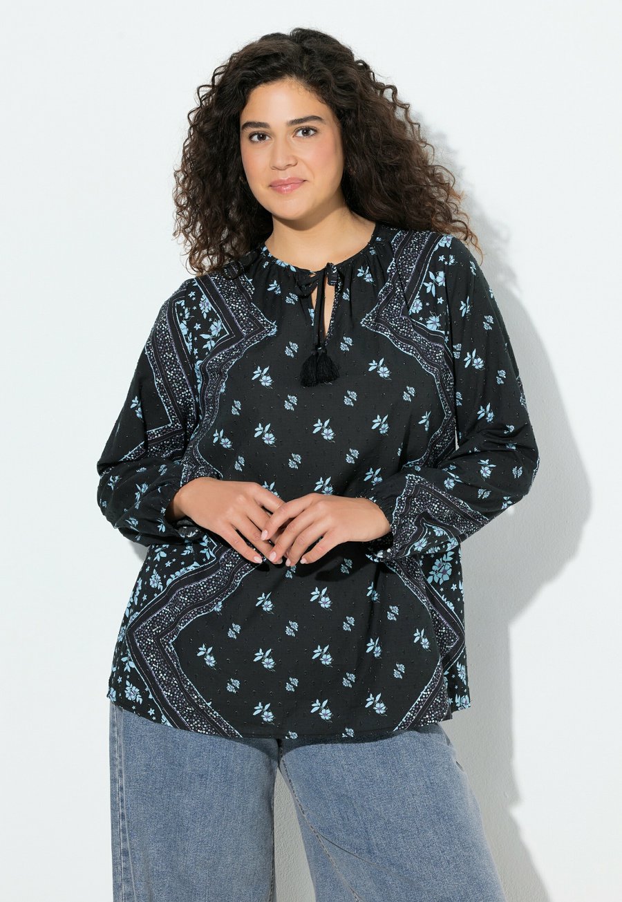 Блуза Ulla Popken Blouse, Black
Блуза Ulla Popken Blouse, Black