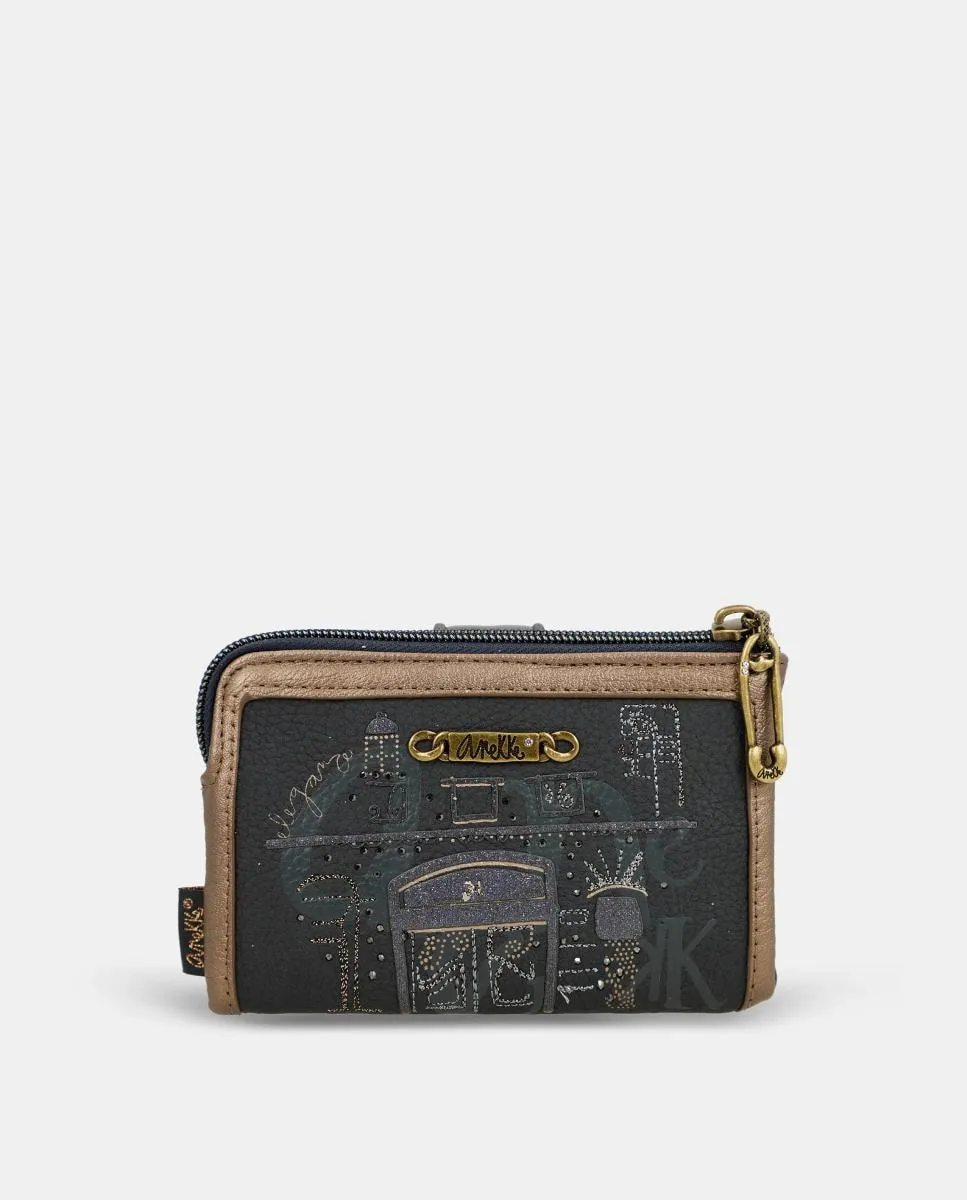 Гибкий средний кошелек с защитой от RFID Boutique Anekke, многоцветный
Гибкий средний кошелек с защитой от RFID Boutique Anekke, многоцветный