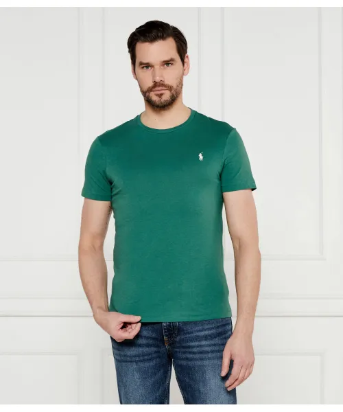 Футболка Slim fit Polo Ralph Lauren, зеленый 
Футболка Slim fit Polo Ralph Lauren, зеленый