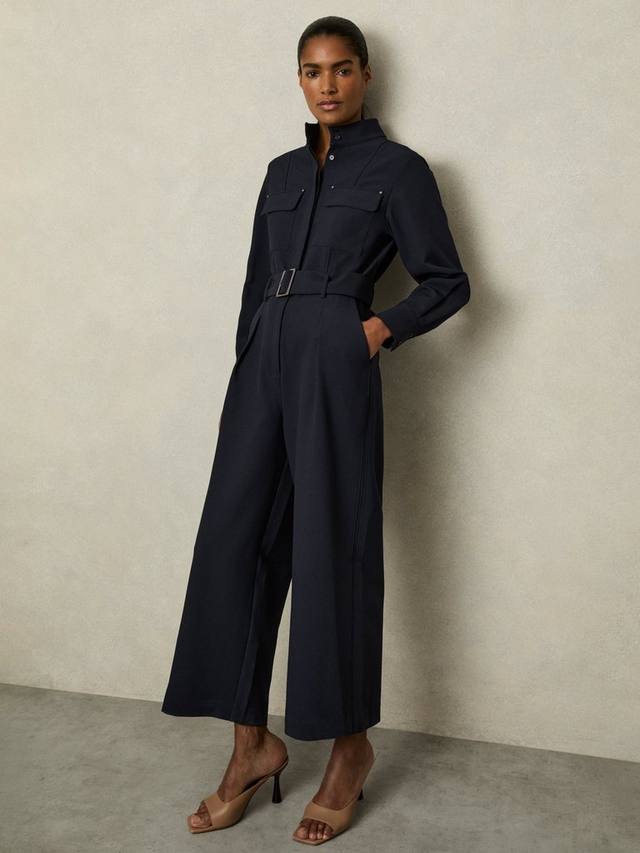 Универсальный комбинезон kaia с широкими штанинами Reiss, темно-синий
Универсальный комбинезон kaia с широкими штанинами Reiss, темно-синий