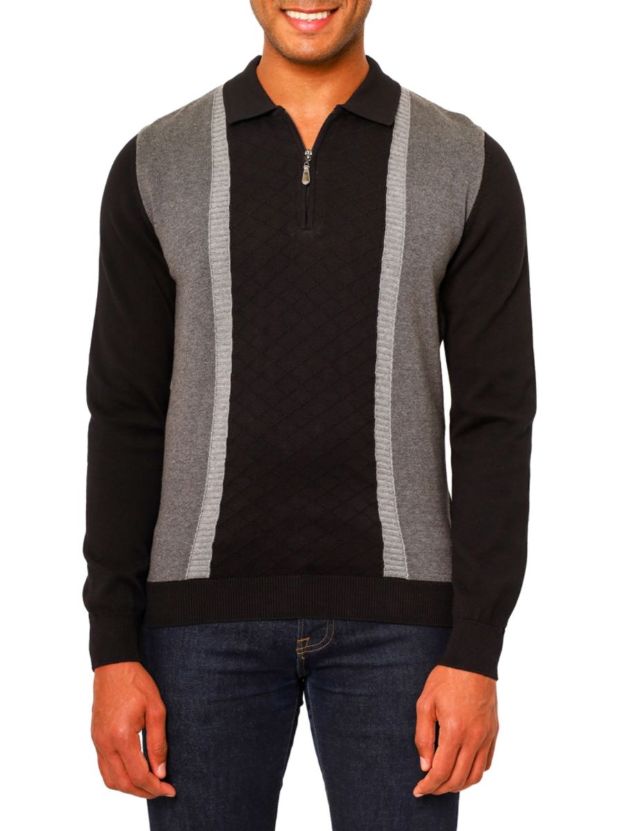 Поло с цветными блоками и молнией Vellapais, черный
Поло с цветными блоками и молнией Vellapais, черный