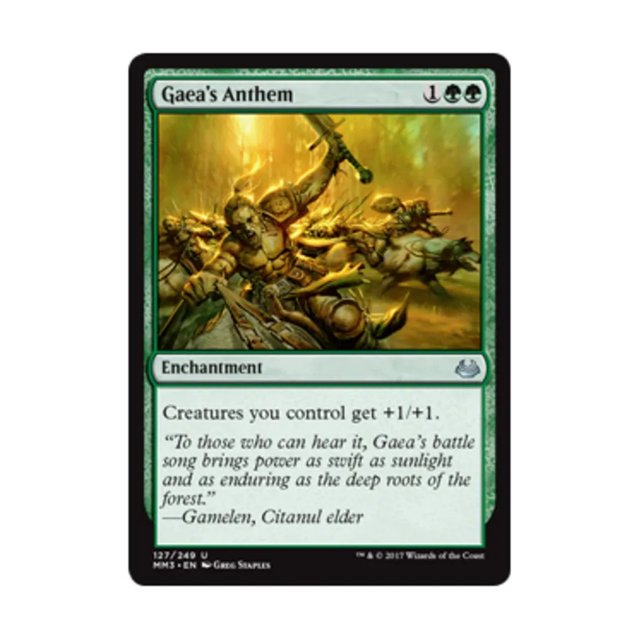 CCG Гимн Геи (U), MTG - Modern Masters 2017 
CCG Гимн Геи (U), MTG - Modern Masters 2017